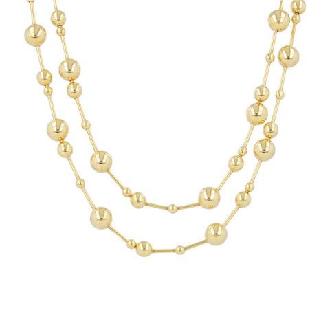 Be | Necklace 18 Carat Yellow Gold | Bulbs