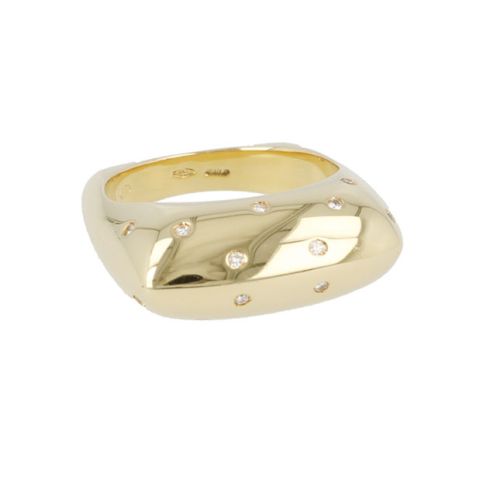 Be | Ring Yellow Gold | Diamonds