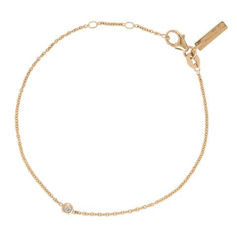 DIAMOND PENDANT CHAIN BRACELET | 18CT GOLD