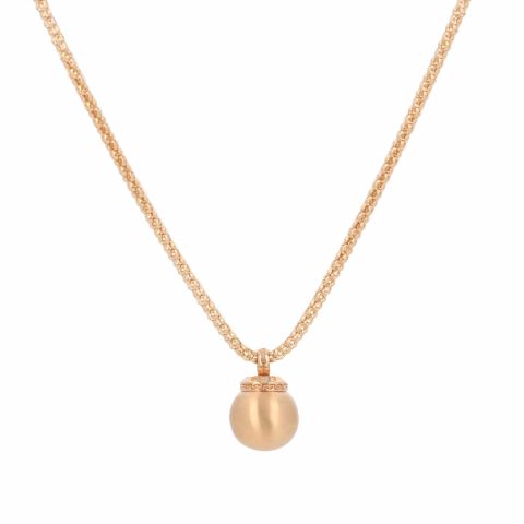 Dot | 18Carat Pink gold Necklace | Braid