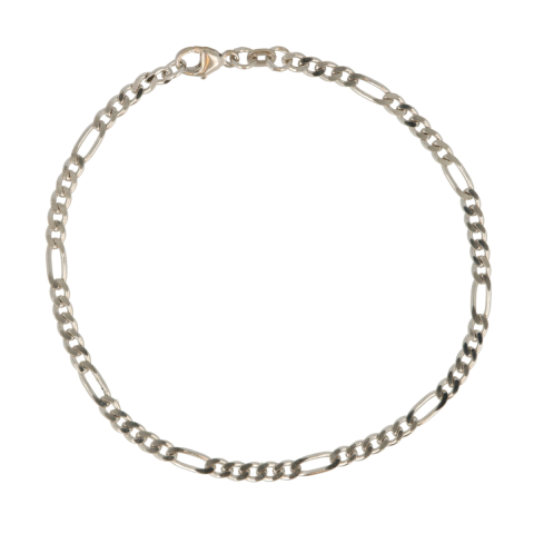 Be | Bracelet White gold | Figaro