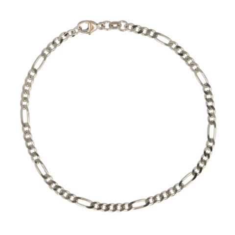Be | Bracelet White gold | Figaro