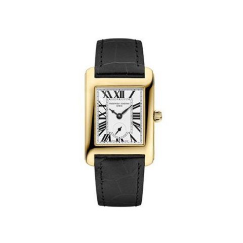 Frederique Constant Carree PVD Gold/Leather FC-235S2C5