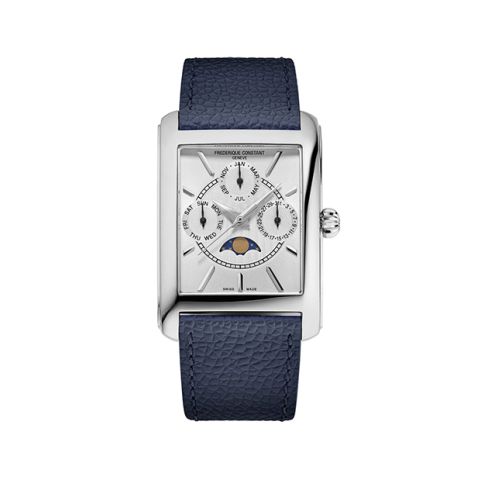 Frederique constant classic Carree Business timer Silver FC-265S4C6