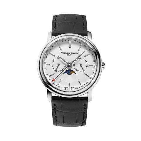 Frederique constant classic Business timer Silver | 40mm FC-270SW4P26