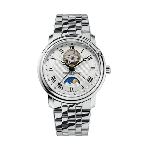 Frederique Constant Classics Moonphase Automatic Steel | 40mm FC-335MC4P6B2