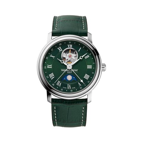 Frederique Constant Classics Moonphase Green | 40mm FC-335MCGRW4P26