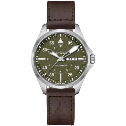Hamilton Khaki Aviation Automatic Green Day-date | 42mm H64635560
