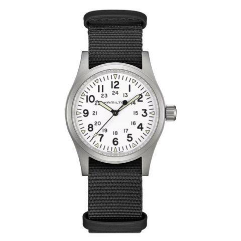 Hamilton Khaki Field Mechanical White Steel | 38mm H69439910