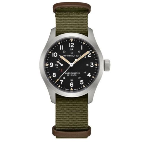Hamilton Khaki Field Power Reserve Black/Nato | 40MM H69509930