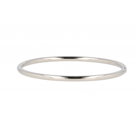 Be | Bangle 14 Carat White gold | 3 mm 