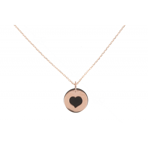 KEK | Necklace 14 Carat Pinkgold Heart | Corian