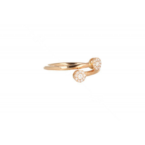 Yeva | 18carat Pinkgold Ring | Diamond