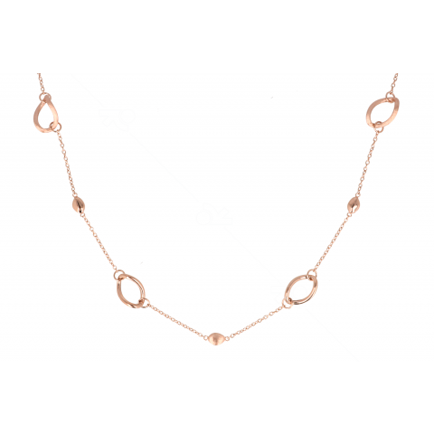 Dot | Necklace Pinkgold | 90cm 