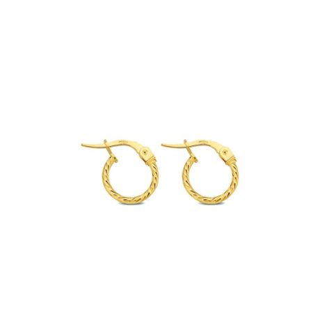 Minitials Iniemini Hoops | 18ct Gold