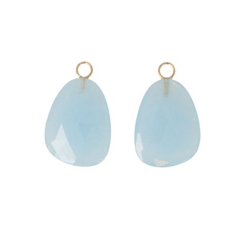 Varivello Pendants | Light Blue Jade | 20 x 15 mm
