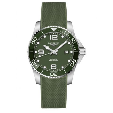 Longines Hydroconquest Automatic Green Rubber | 41MM