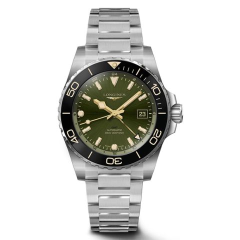 Longines Hydroconquest GMT Green | 41mm L3.790.4.06.6