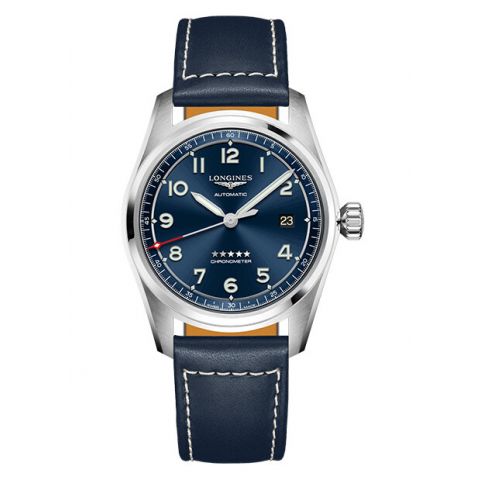 Longines Spirit Leather Blue | 40 MM