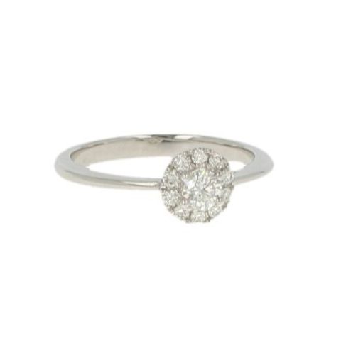 Lux | Ring White Gold | Diamonds 0.35ct