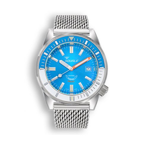 Squale matic Light Blue Milanaise | 44mm MATICXSE.ME22