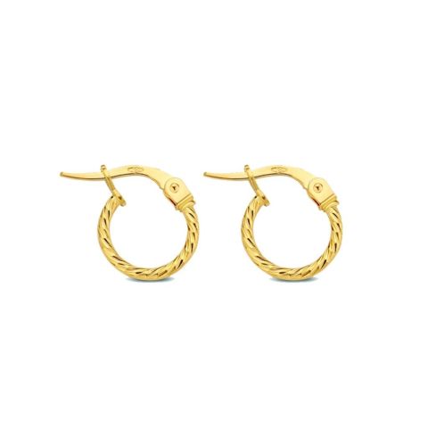 Minitials Mini Hoops | 18ct Gold
