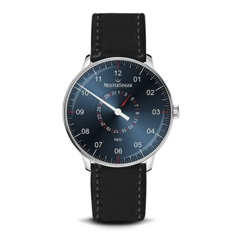 Meistersinger Neo Plus Pointer date NED417 Black | 40MM