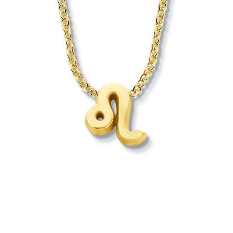 Minitials One Zodiac Necklace | 18ct Gold