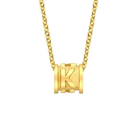 Minitials One Benji Necklace | 18ct Gold