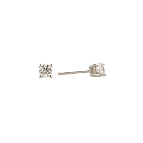 W | Diamond Ear studs White Gold | 1.00ct