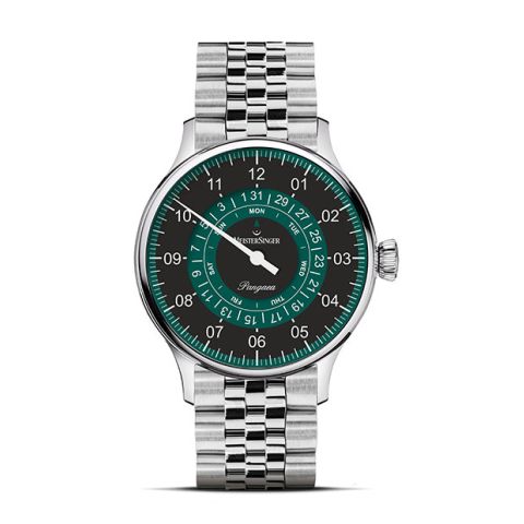 MeisterSinger Pangaea Day-Date Green PDD902P