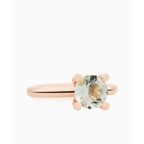 BRON | Phlox Ring | Lemon Quartz 8 mm