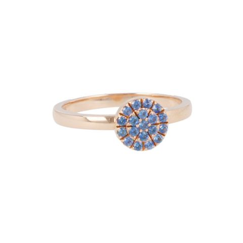 Yeva | Ring Pink Gold | Sapphire Entourage