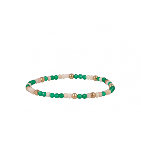 Sundrops | Bracelet Pink gold | Agaat - Pinkopal