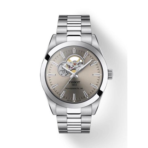 Tissot Gentleman Automatic Rhodium Open Heart T127.407.11.081.00
