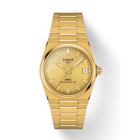 Tissot PRX Powermatic 80 gold PVD | 35mm T137.207.33.021.00