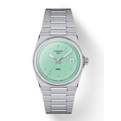 Tissot PRX Quartz Light Green | 35mm T137.210.11.091.00