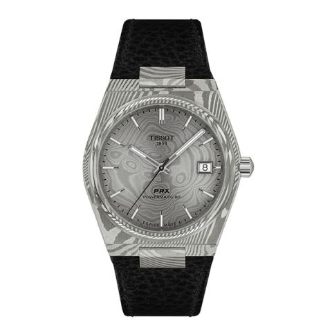 Tissot PRX Damascus steel T137.807.96.081.00
