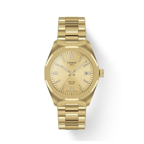 Tissot PRC 100 Solar Quarz Champagne/PVD T151.822.33.021.00