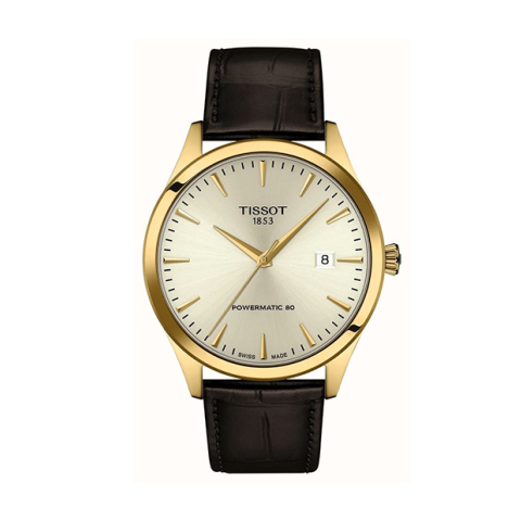 Tissot Classic Dream Ivory/Brown leather 40mm