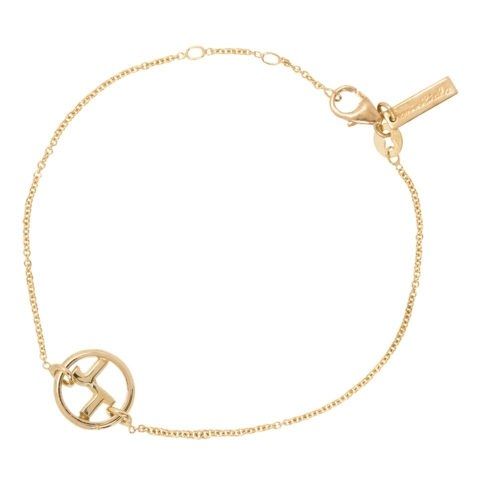 Two Initial Round Chain Gold