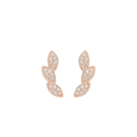 BRON Poppy Three Petal Earrings | Diamonds 8OR4913BR