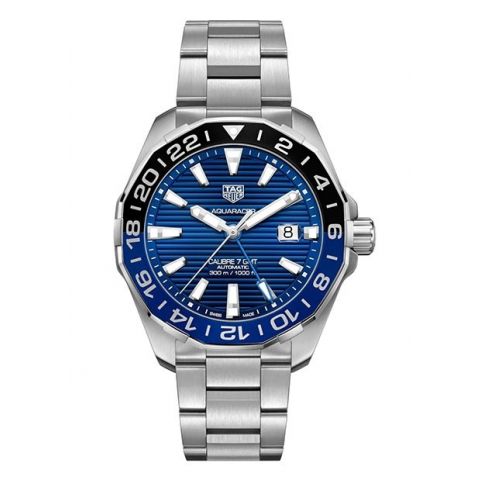 TAG Heuer Aquaracer GMT Steel Blue | 43MM