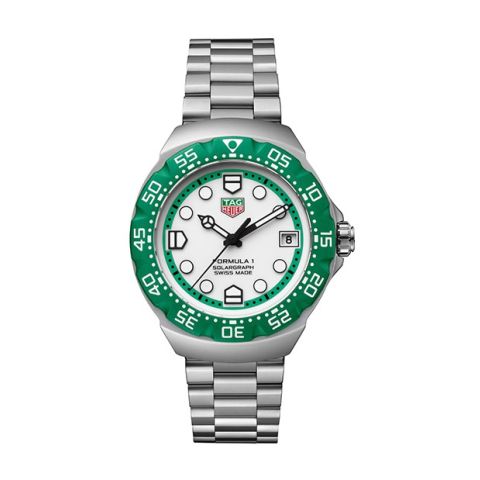 TAG Heuer Formula 1 Solargraph Limited Edition Green | 38mm WBY1113.BA0042