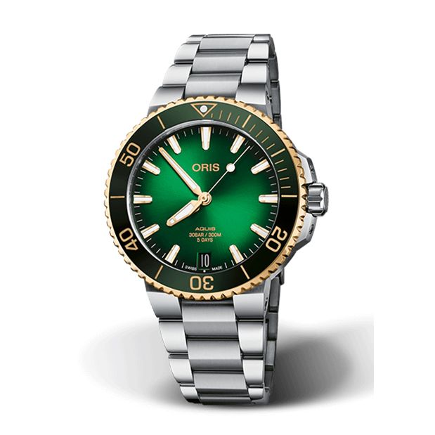 Oris green dial sale
