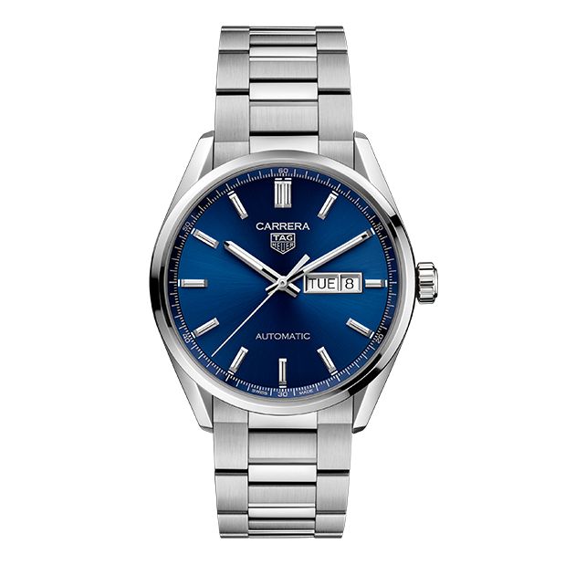 TAG HEUER Carrera Day Date Blue Juwelier van Willegen Juwelier van Willegen